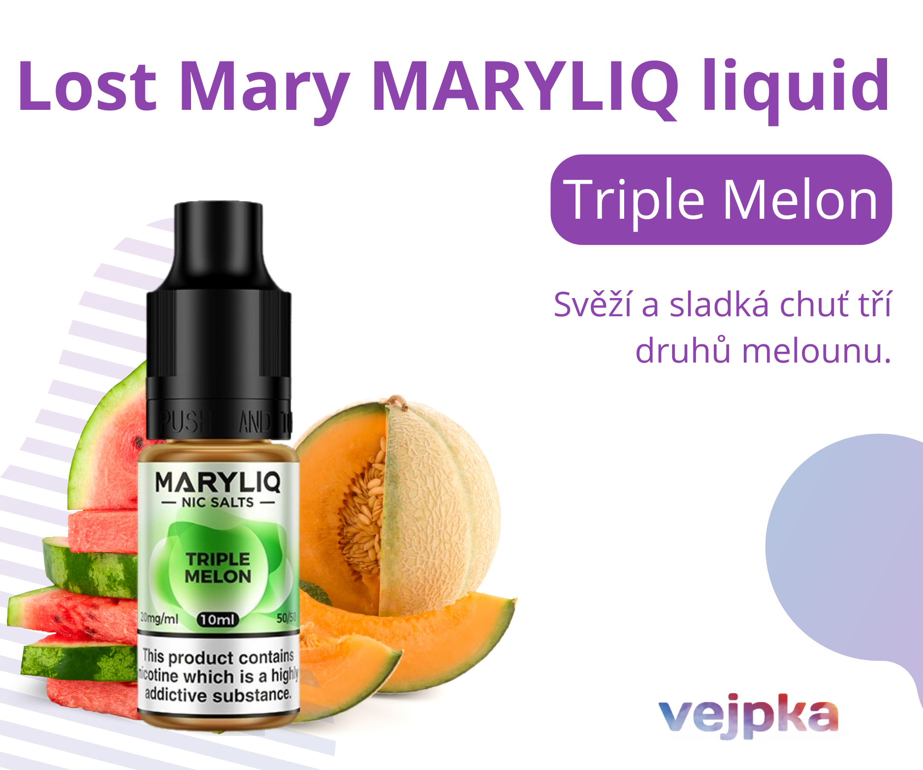 Lost Mary MARYLIQ - TRIPLE MELON